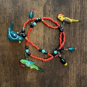 Beaded Bird Bracelet!
